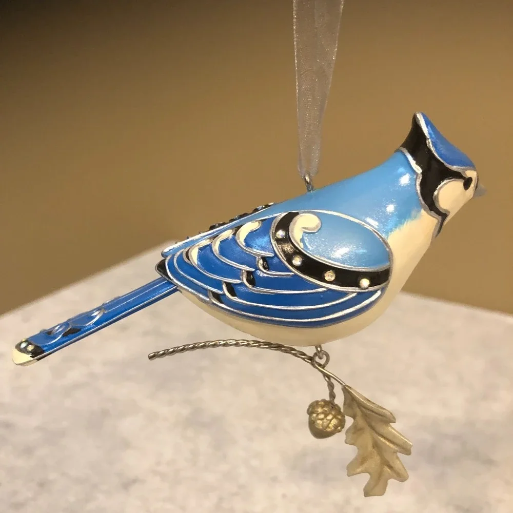 Hallmark Keepsake 2007 Blue Jay The Beauty of Birds Ornament 3rd Series QX7169